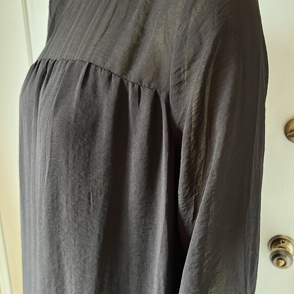 h&m Black Sheer Sleeves Tunic Shift Dress 14 - Picture 8 of 10